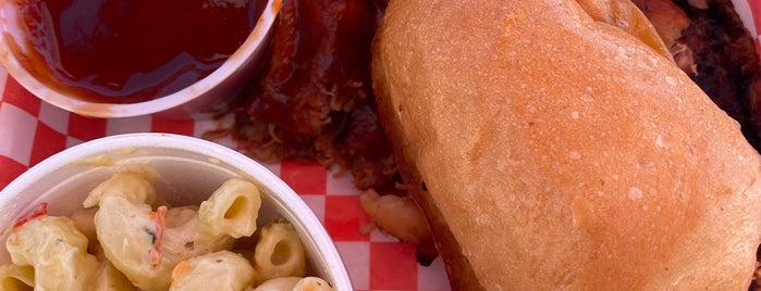 Salty's BBQ is one of The 15 Best Places for Chocolate Cake in Bakersfield.