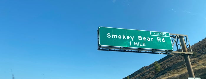 Smokey Bear Rd is one of NoCA.
