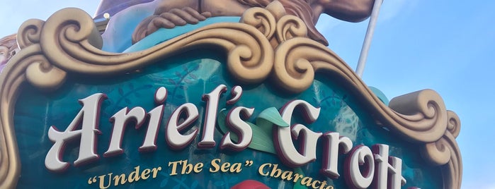 Ariel's Grotto is one of Disneyland.