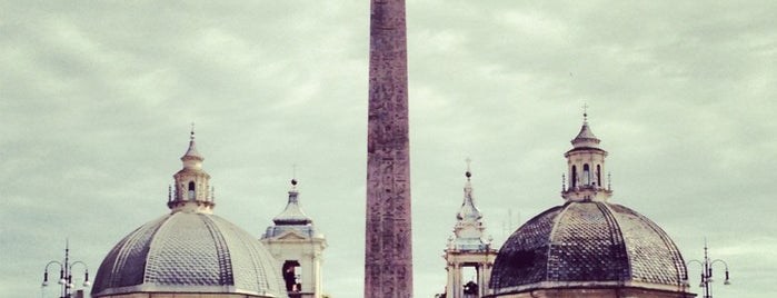 Piazza del Popolo is one of Rome, Italy.