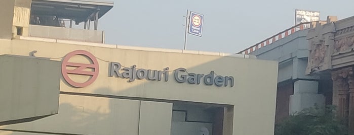 Rajouri Garden Metro Station is one of work.