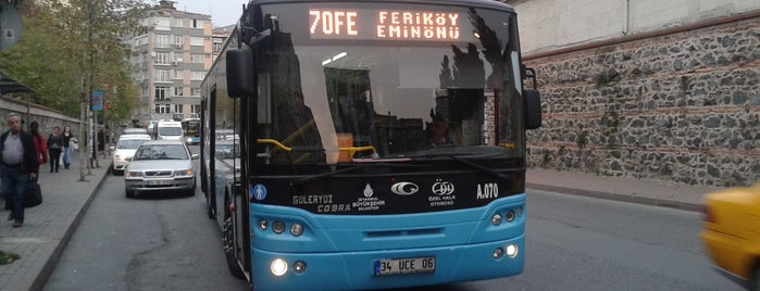 70FE Feriköy - Eminönü is one of İETT Avrupa Yakası Otobüs Hatları 1.
