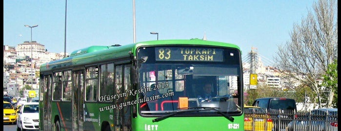 83 Topkapı - Taksim is one of İETT Avrupa Yakası Otobüs Hatları 2.