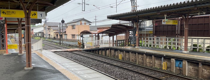 Saiku Station is one of 近鉄山田線・鳥羽線・志摩線.