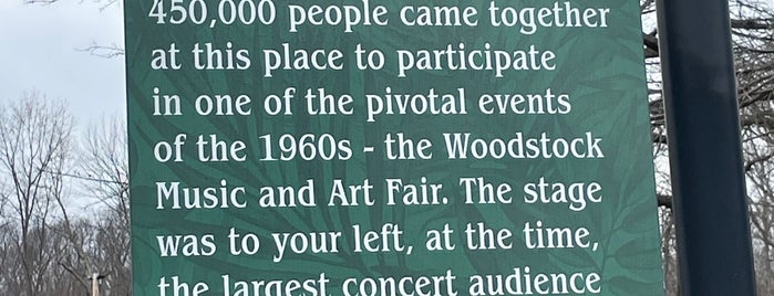 Woodstock Original Site is one of New York Favs.