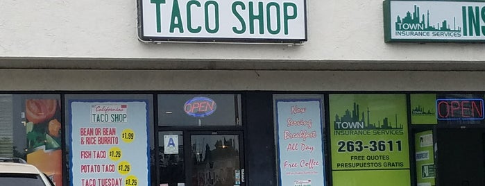 California's Taco Shop is one of Orte, die Mayer gefallen.