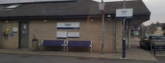 Elgin Railway Station (ELG) is one of Scotland.