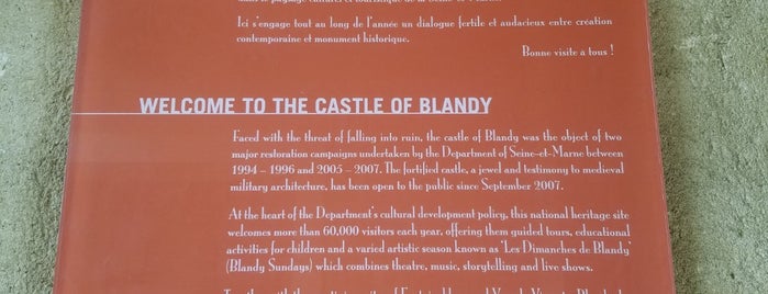 Château de Blandy-les-Tours is one of Châteaux de Seine-et-Marne.