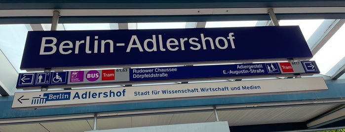 S Adlershof is one of U & S Bahnen Berlin by. RayJay.