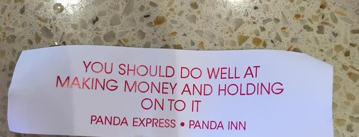 Panda Express is one of the usual suspects.