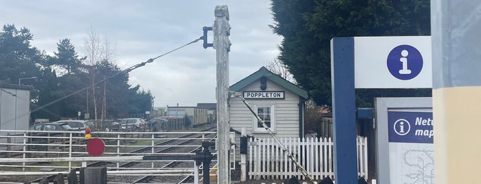 Poppleton Railway Station (POP) is one of Places.