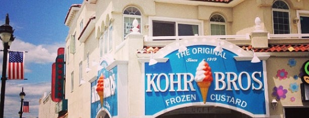 Kohr Bros. Frozen Custard is one of Boardwalk Eats: East Coast.