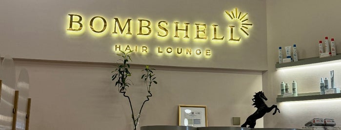 Bombshell hair Lounge is one of Riyadh Salon.