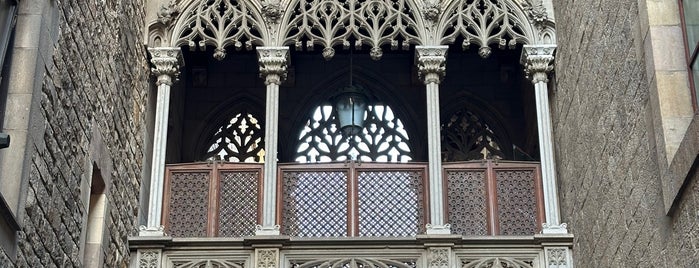 Pont del Carrer del Bisbe is one of Barcelona.