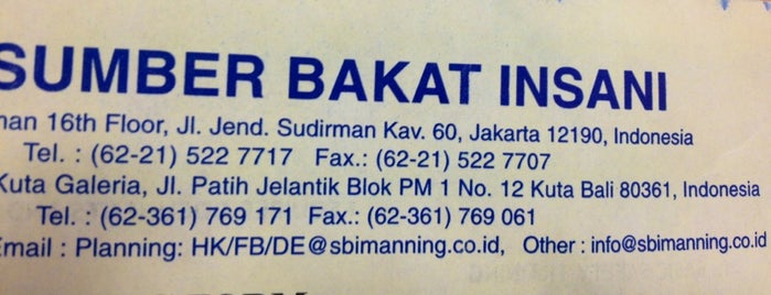 PT.Sumber Bakat Insani (SBI) is one of Travel Documents.