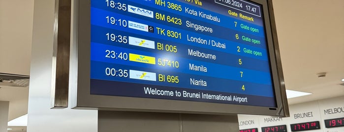 Brunei International Airport (BWN) is one of Brunei 31 Jan to 3 Feb 2018.