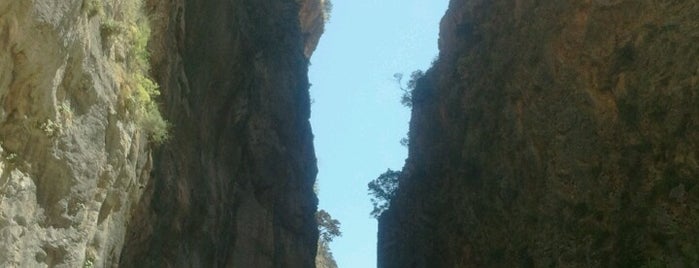 Gorges de Samaria is one of Crete.