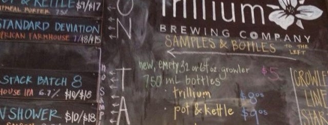 Trillium Brewing Company is one of Global beer safari (West)..