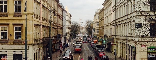 Újezd (tram) is one of Tramvajové zastávky v Praze (díl druhý).