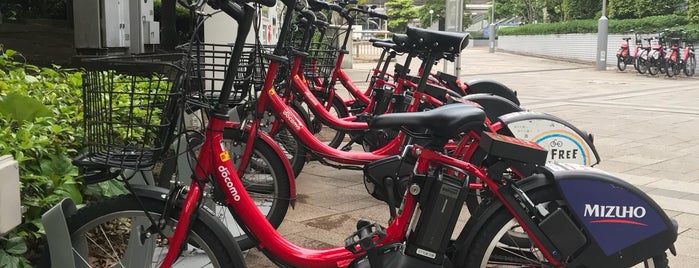 H1-11.Telecom Center Station - Tokyo Koto City Bike Share is one of 東京の東側のバイクシェアのサイクルポート🚲.