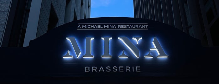 MINA Brasserie is one of Restaurant.