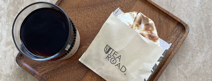 Tea road is one of فطائر 😋😍♥️🙏🏼.