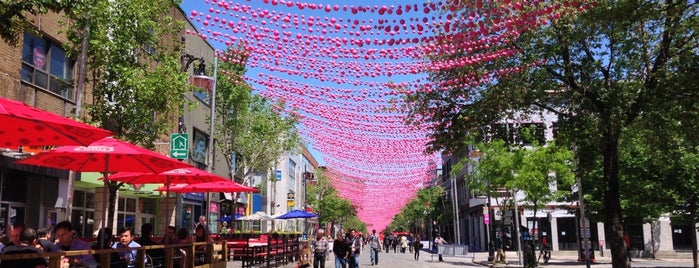Rue Sainte-Catherine is one of Montreal.