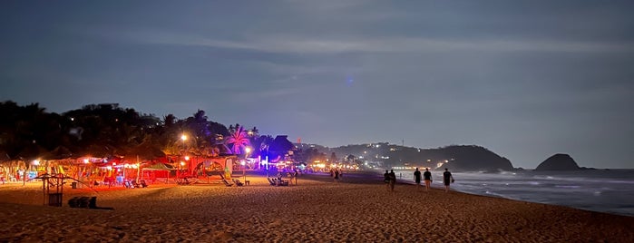 Zipolite is one of Huatulco.