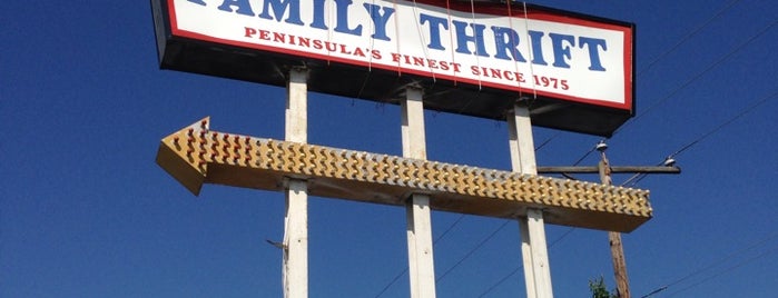 Family Thrift is one of Peninsula Thrift Stores.