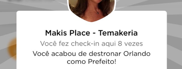 Temakeria Makis Place is one of Orte, die Helio gefallen.