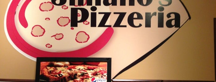 Jimano's Pizzeria is one of สถานที่ที่ James ถูกใจ.