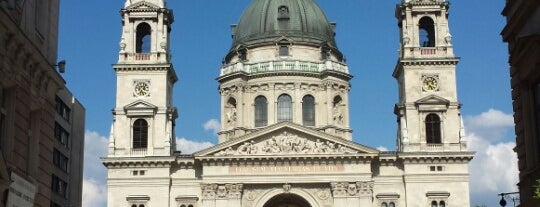 St. Stephen's Basilica is one of Budapest.
