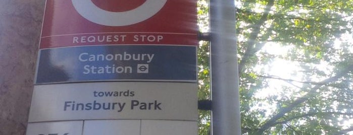Canonbury Station Bus Stop CP is one of Buses.