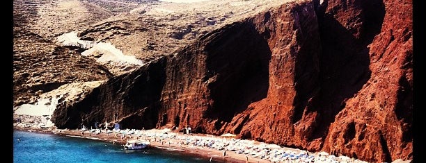 Red Beach is one of ^^Greece ☀️🏖⛴^^.