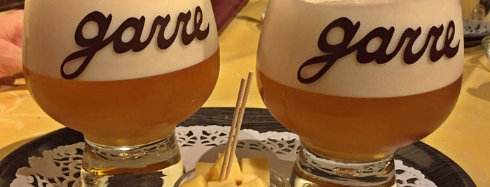 De Garre is one of Belgian pubs with a good Beer list.