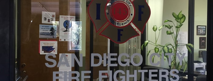San Diego City Fire Fighters IAFF Local 145 is one of Gespeicherte Orte von Ryan.