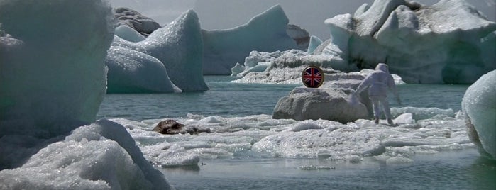 Jökulsárlón (Glacier Lagoon) is one of A View to a Kill (1985).