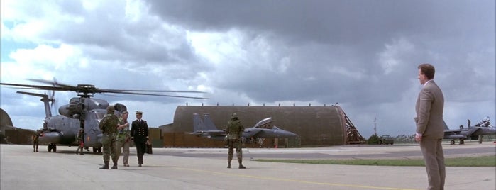 RAF Lakenheath is one of Tomorrow Never Dies (1997).