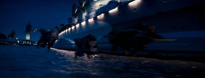 HMS Belfast is one of Harry Potter and the Order of the Phoenix (2007).