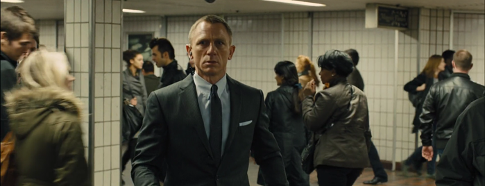 Charing Cross London Underground Station is one of Skyfall (2012).