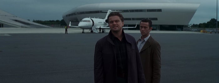 Farnborough Airport (FAB) is one of Inception (2010).