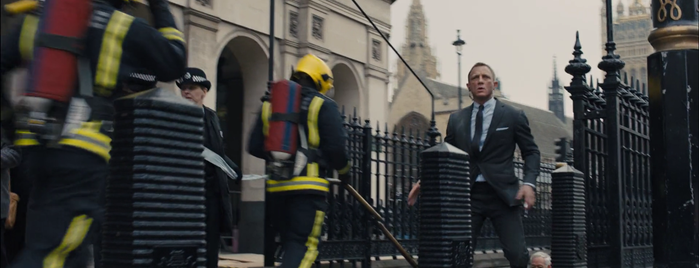 Westminster London Underground Station is one of Skyfall (2012).