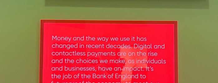 Bank of England Museum is one of Bence Londra.