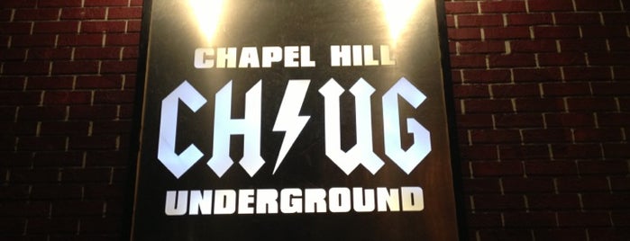 Chapel Hill Underground is one of Felicia'nın Kaydettiği Mekanlar.
