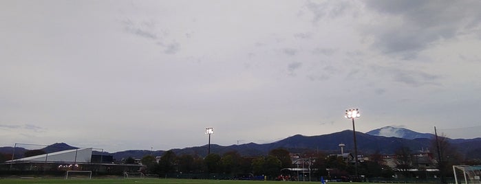 おおね公園スポーツ広場 is one of サッカー練習場・競技場（関東・有料試合不可能）.
