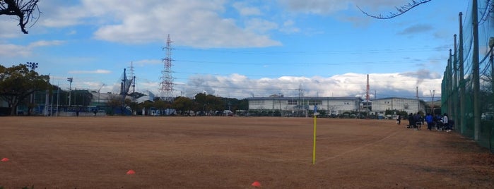 新日鐵名古屋 第1多目的グラウンド is one of サッカー練習場・競技場（関東以外・有料試合不可能）.