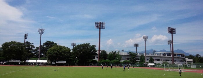 群馬県立敷島公園補助陸上競技場 is one of サッカー練習場・競技場（関東・有料試合不可能）.