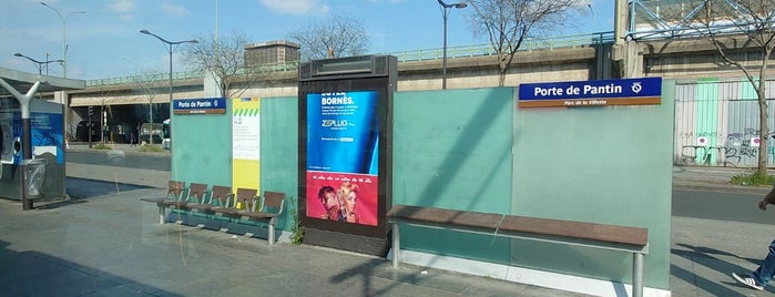 Station Porte de Pantin — Parc de la Villette [T3b] is one of Paris.
