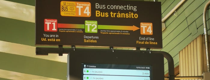 Bus Terminales T1-T2-T3-T4 Aeropuerto Barajas is one of Alex.