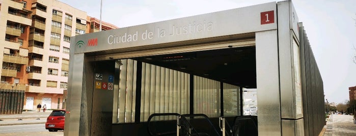 MM – Ciudad de la Justicia is one of Metro de Málaga.